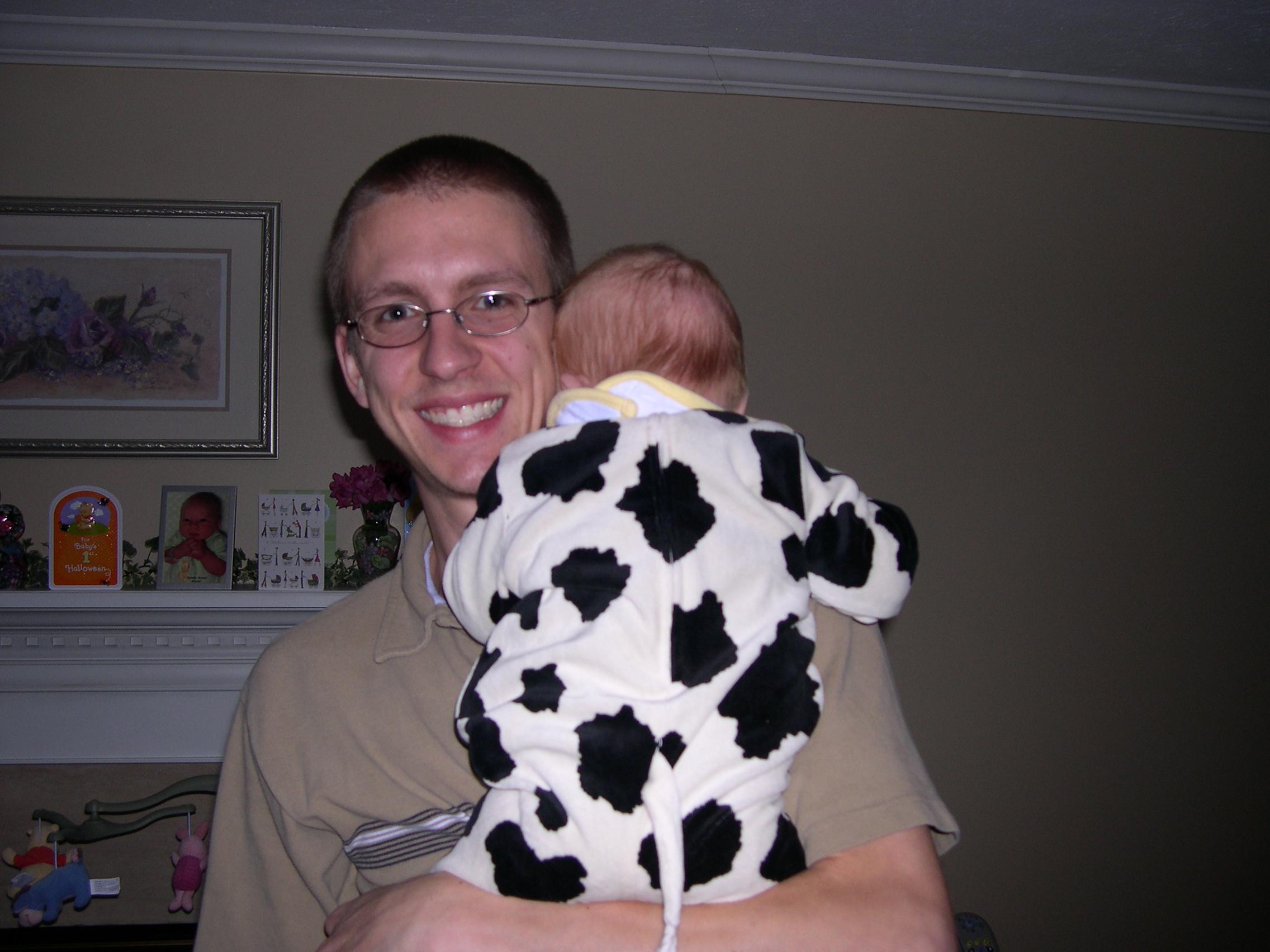 Daddy and the cow tail