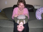 Nicky being silly with Mommy