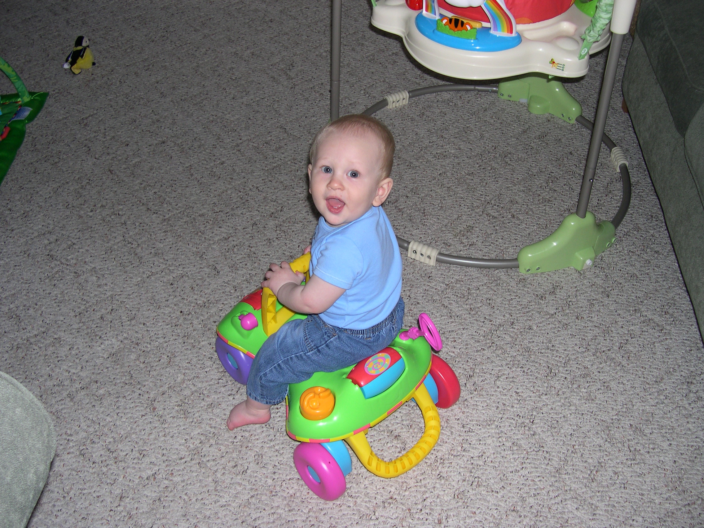 Nicky's car/walking toy; he loves it!