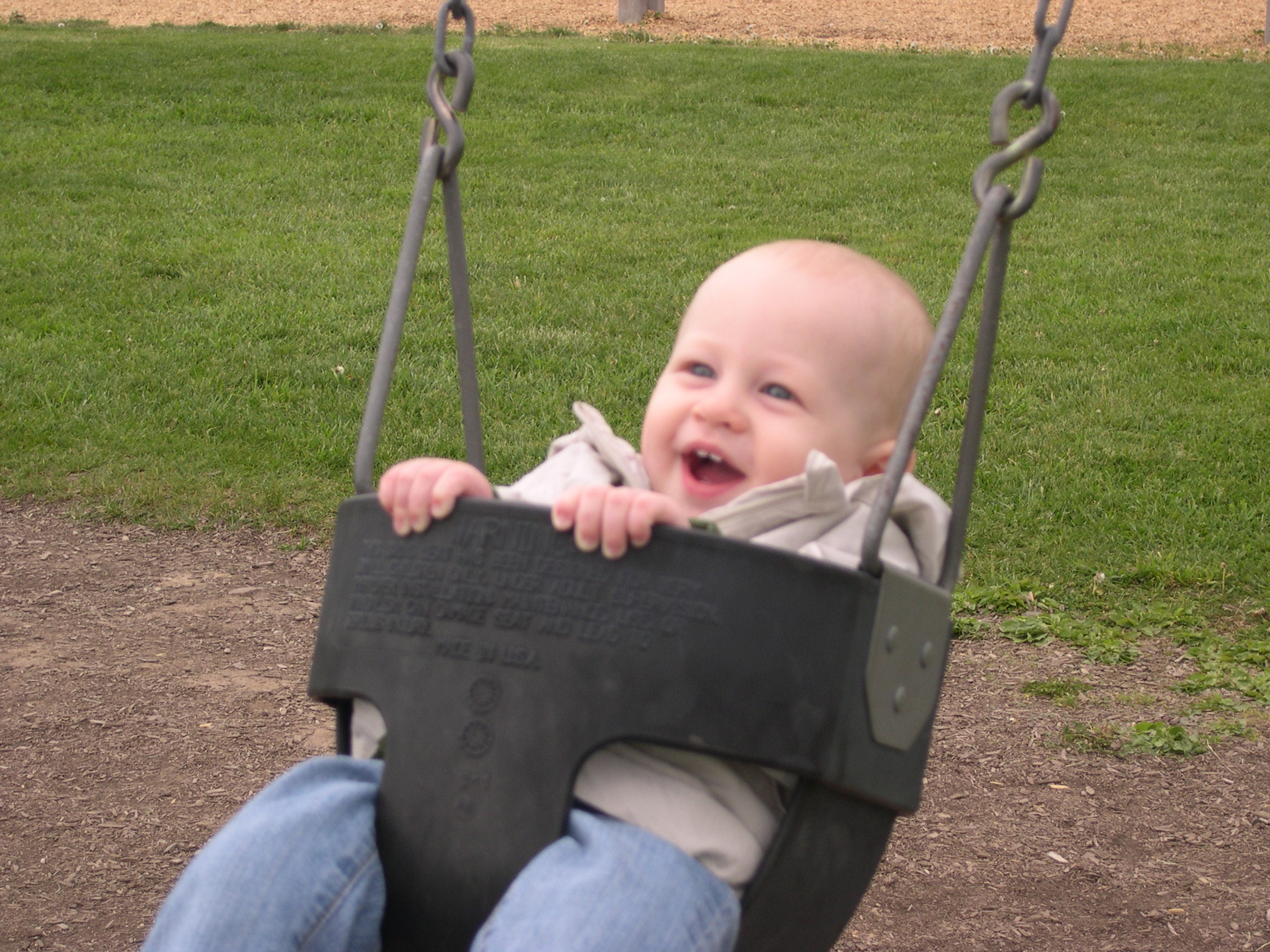 Swinging in the park