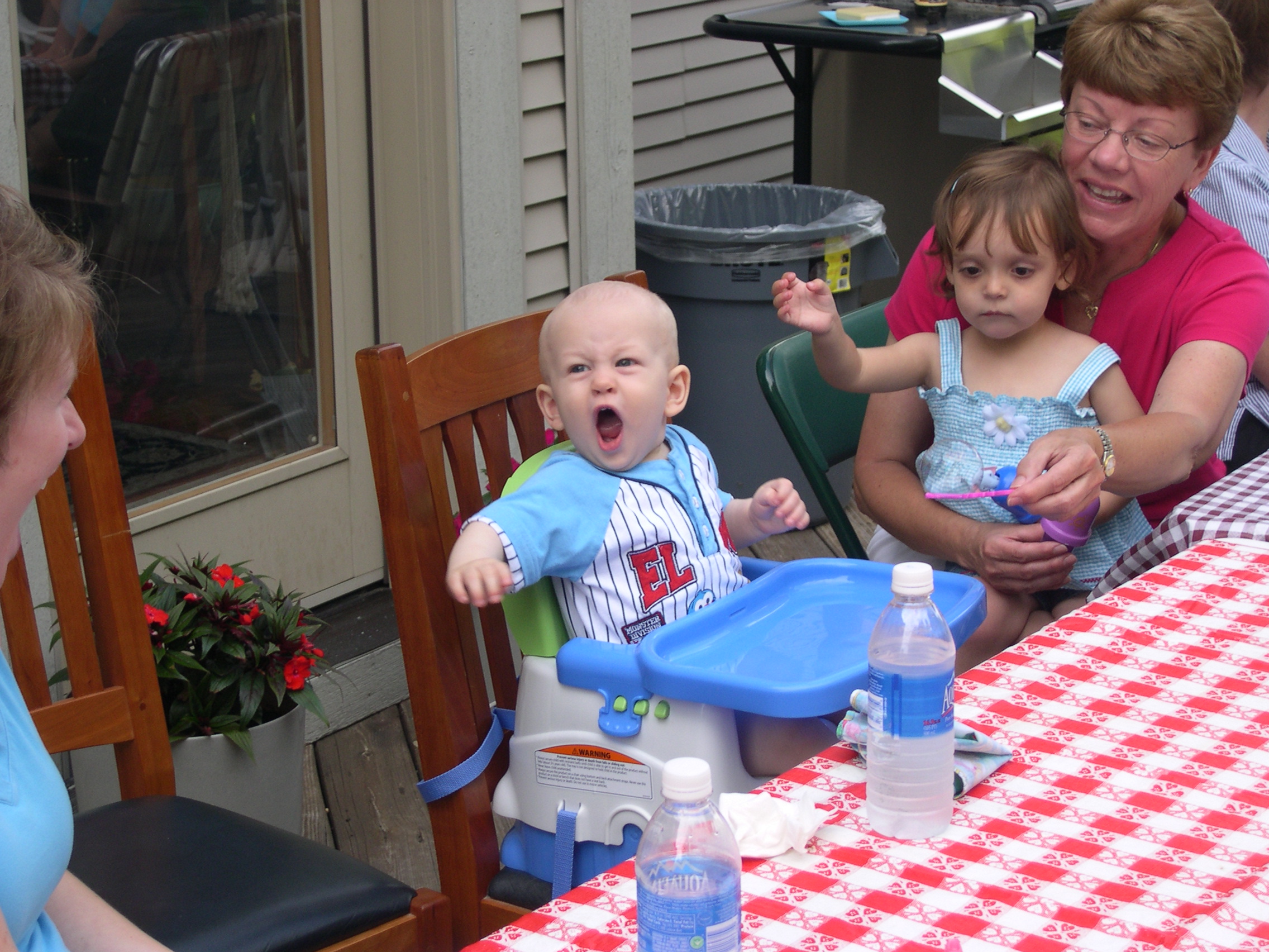 Nicky LOVES bubbles!