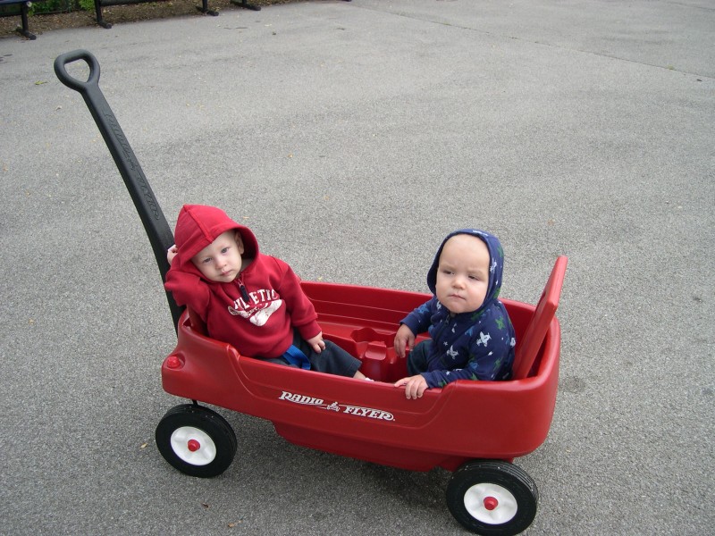 Nicky and Parker are ready for the zoo!