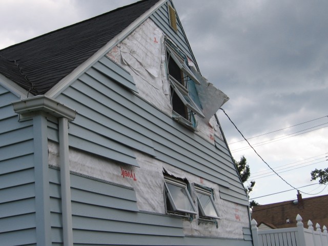 Another view  of the bedroom side of the house