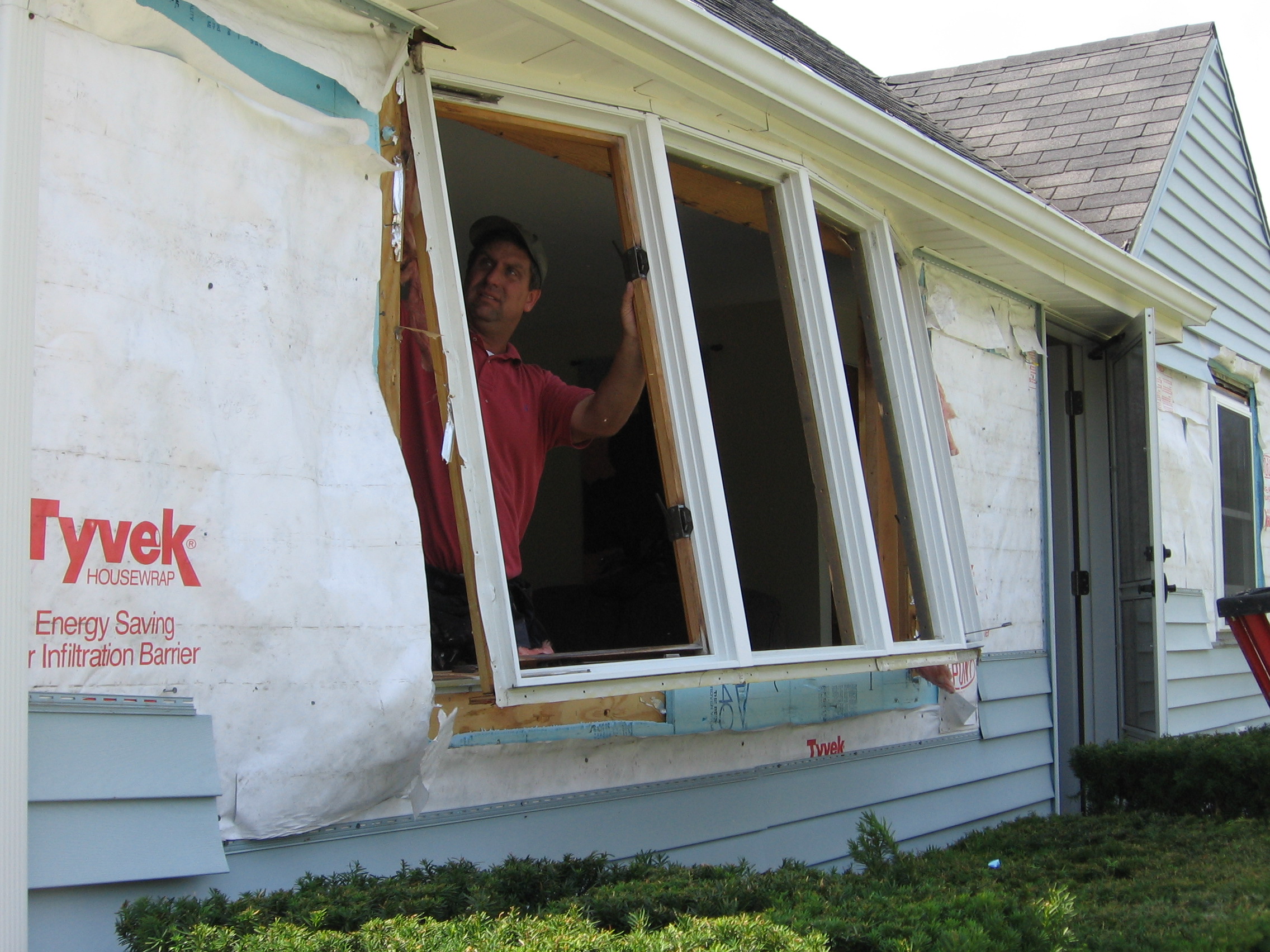 Old window coming out