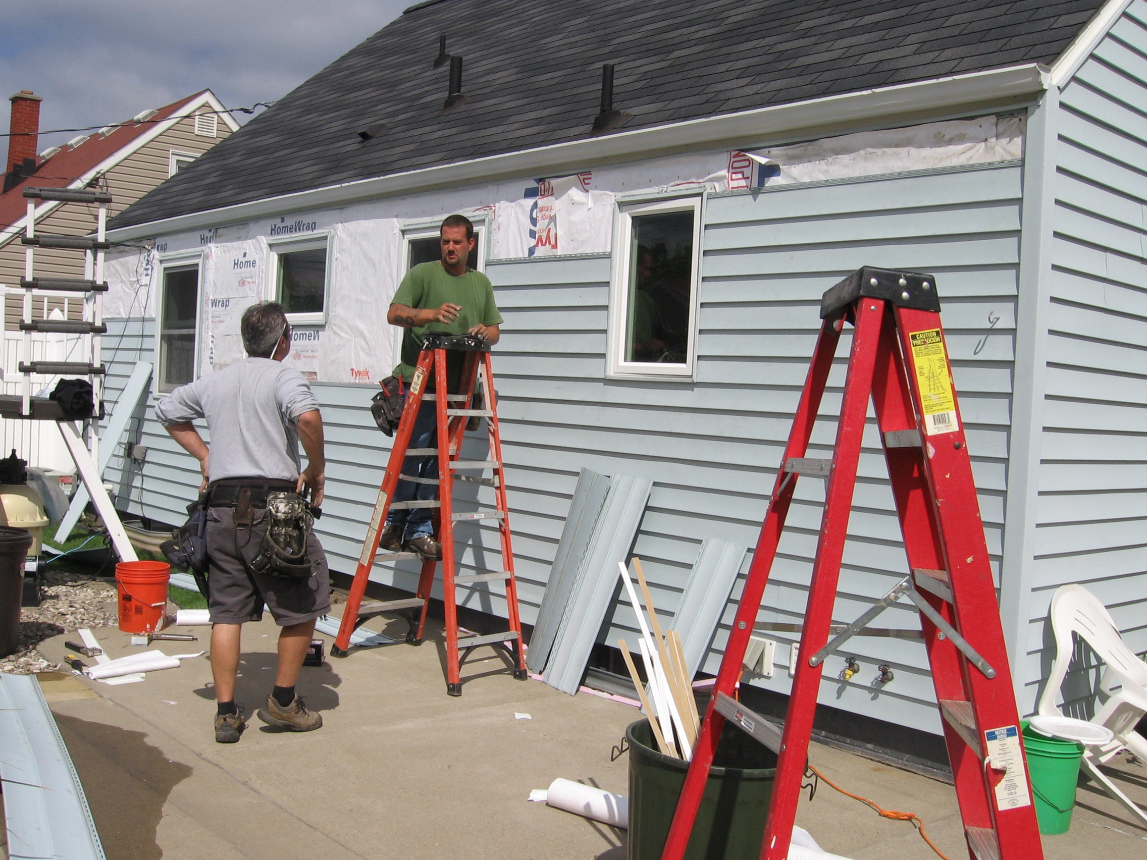 Making progress on completing the back of the house