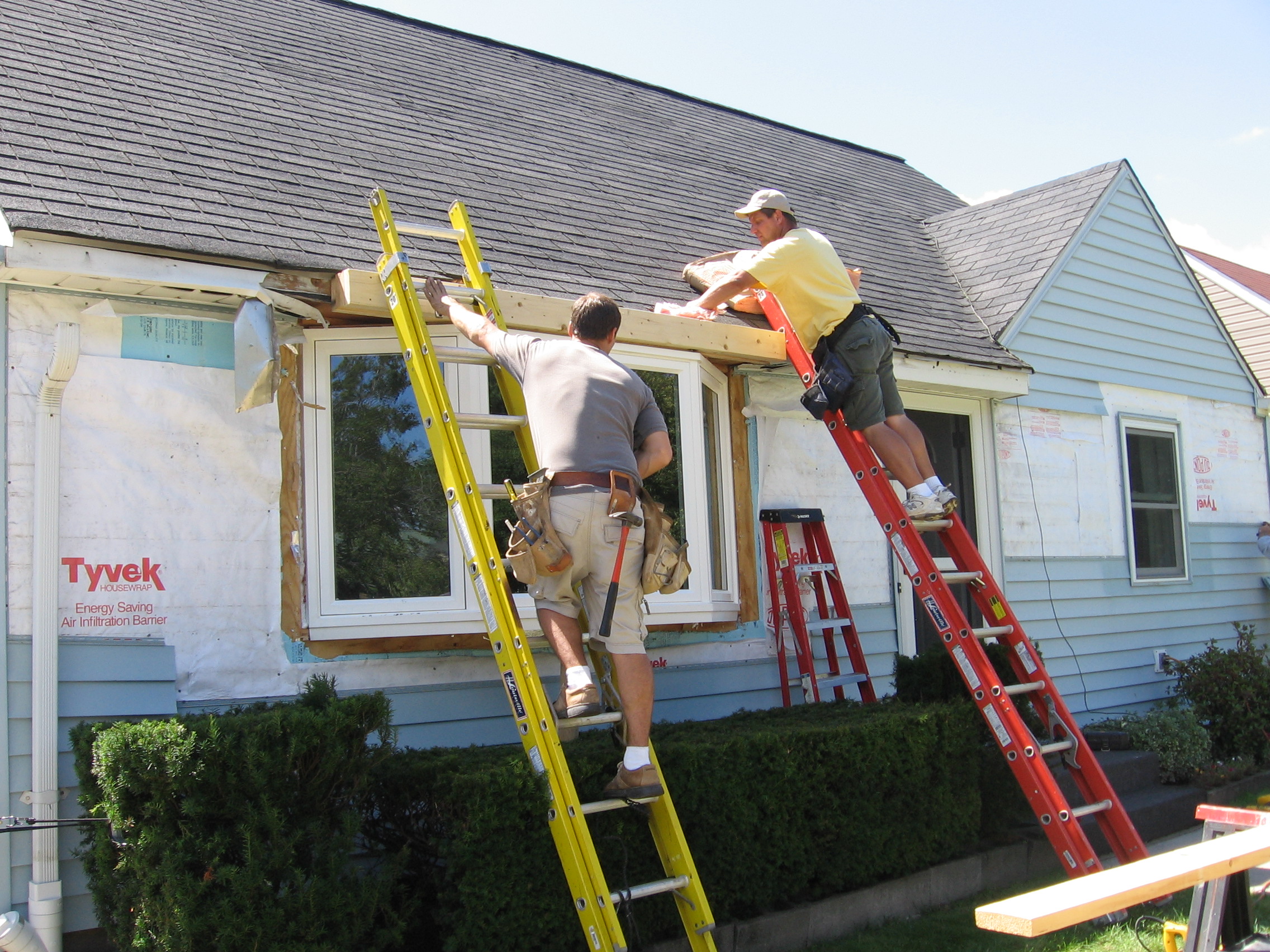 Ron adding insulation