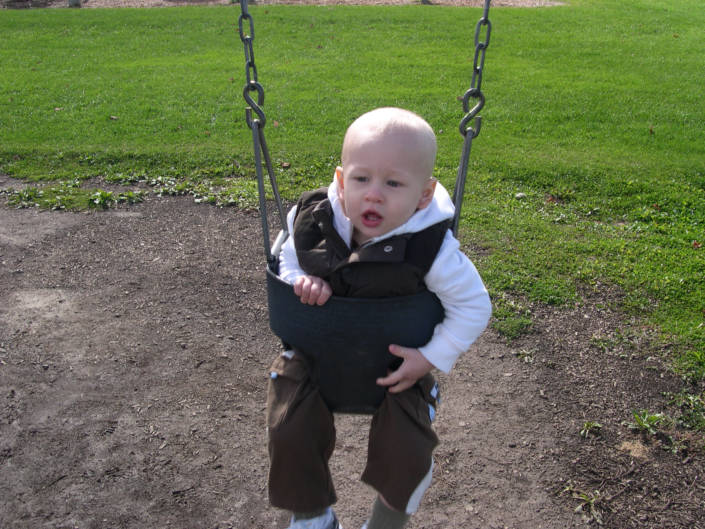 Nicky on the swing