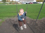 Parker on the swing