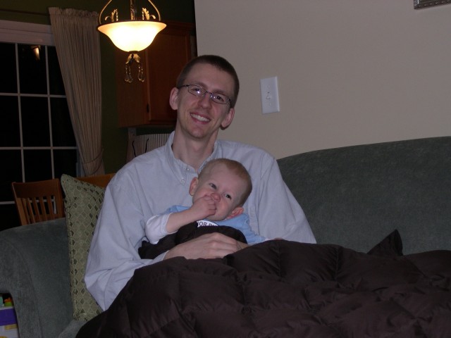 Snuggling under the blanket