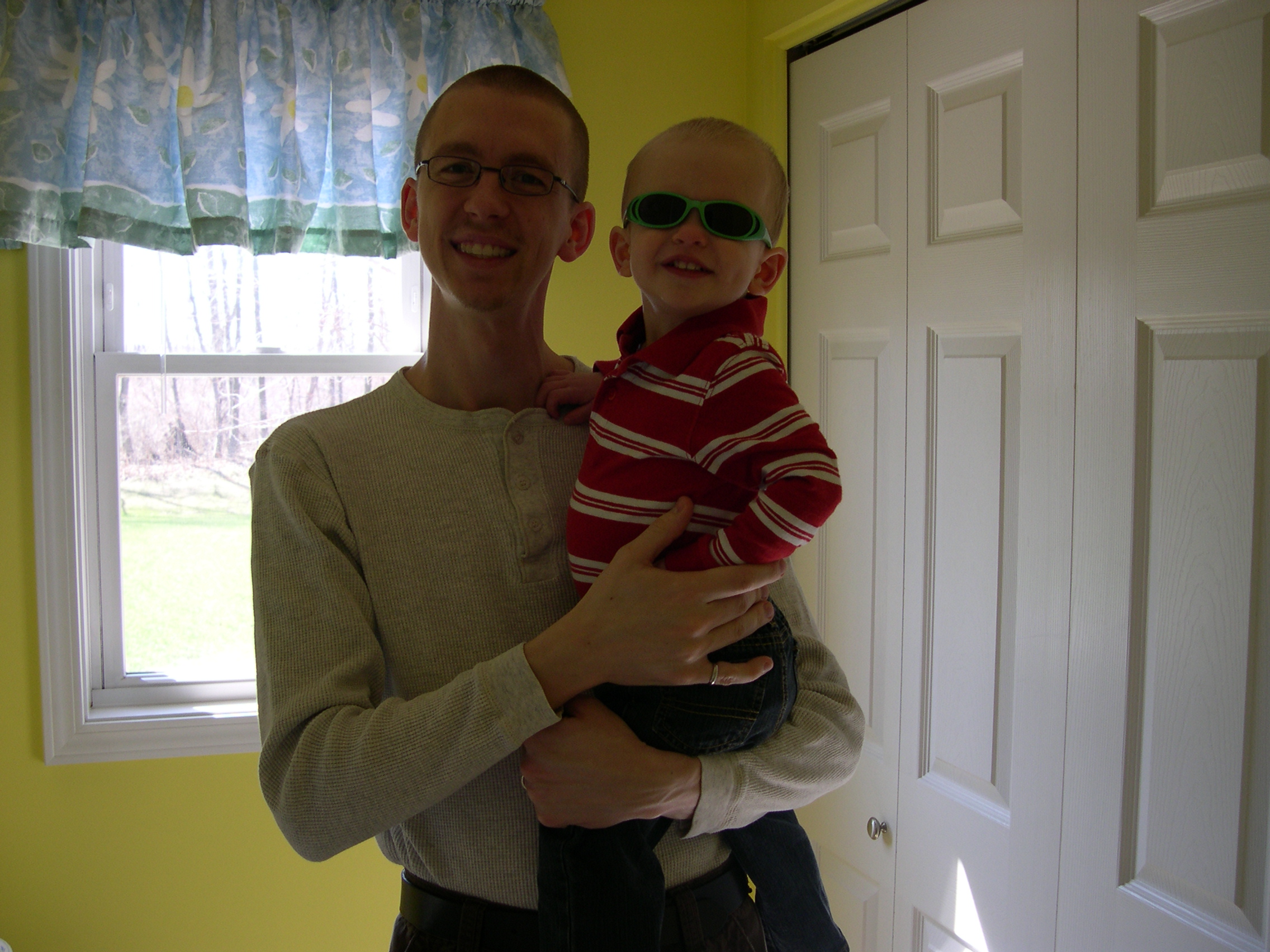 Dad and Nick in his shades