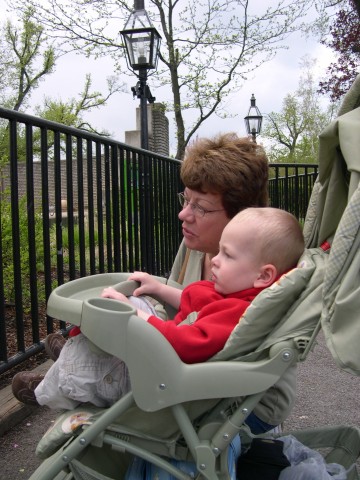 Great Aunt Carolyn and Nick at the Buffalo Zoo