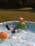 Enjoying the pool