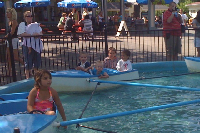 Nicky and Ben on the boat ride