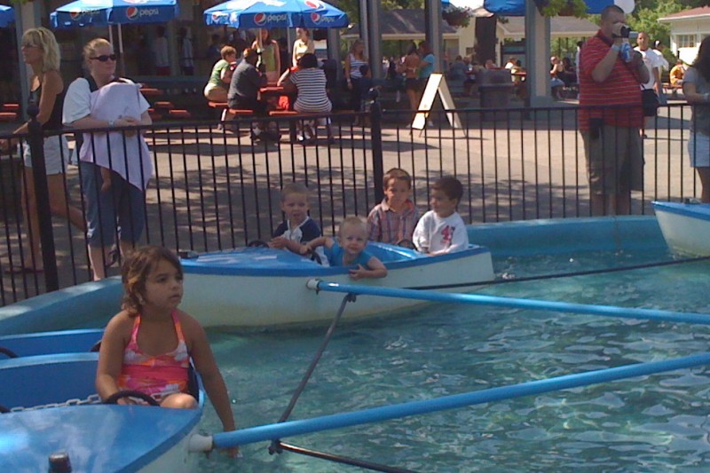 Nicky and Ben on the boat ride