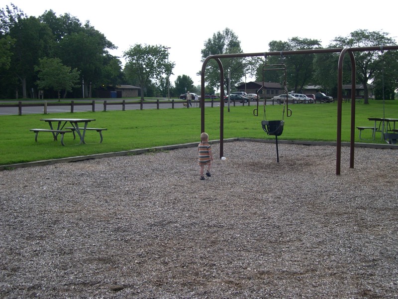 Nicky checking out Braddock Bay Park