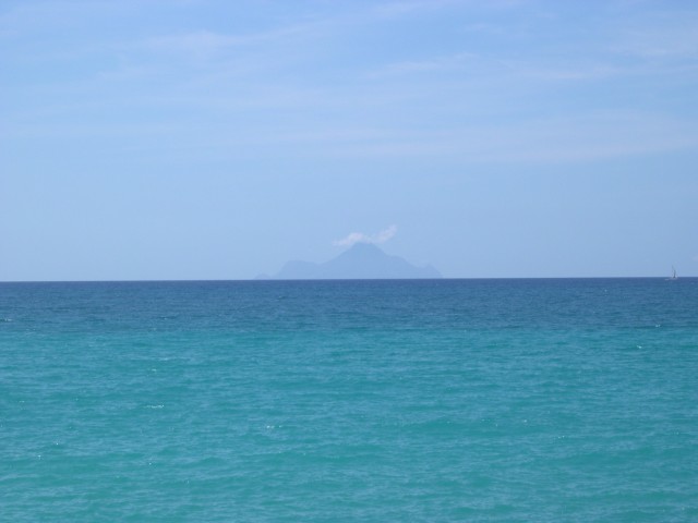 An island in view from our hotel