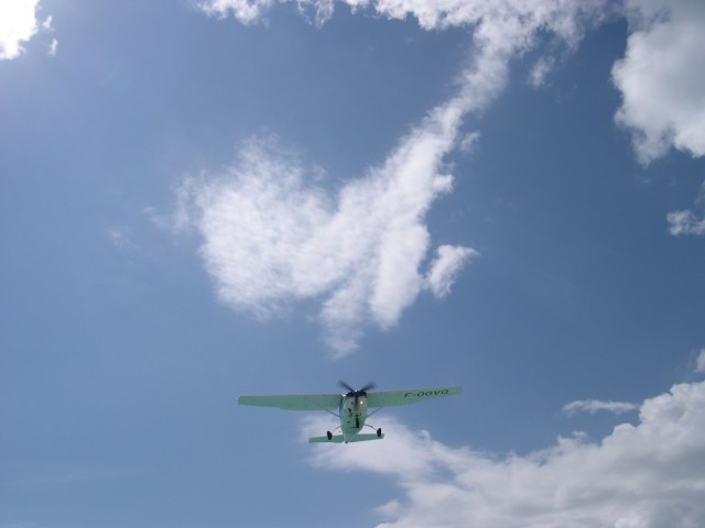 Planes landing right over your head!