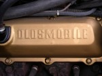 Close-up of rocker cover