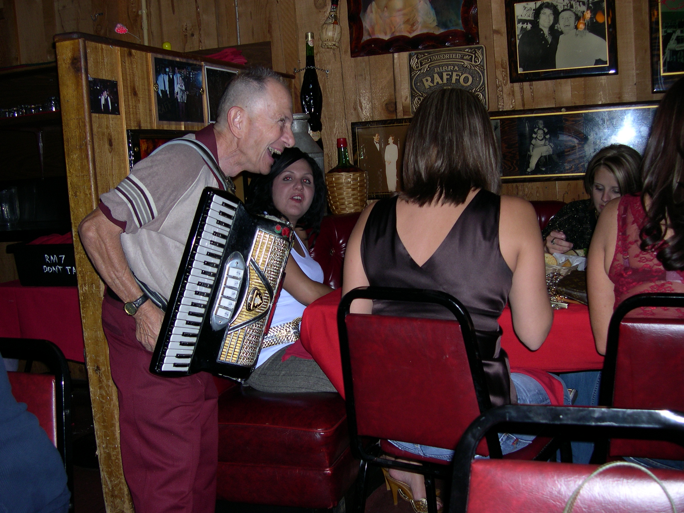 Short Italian Accordian Player