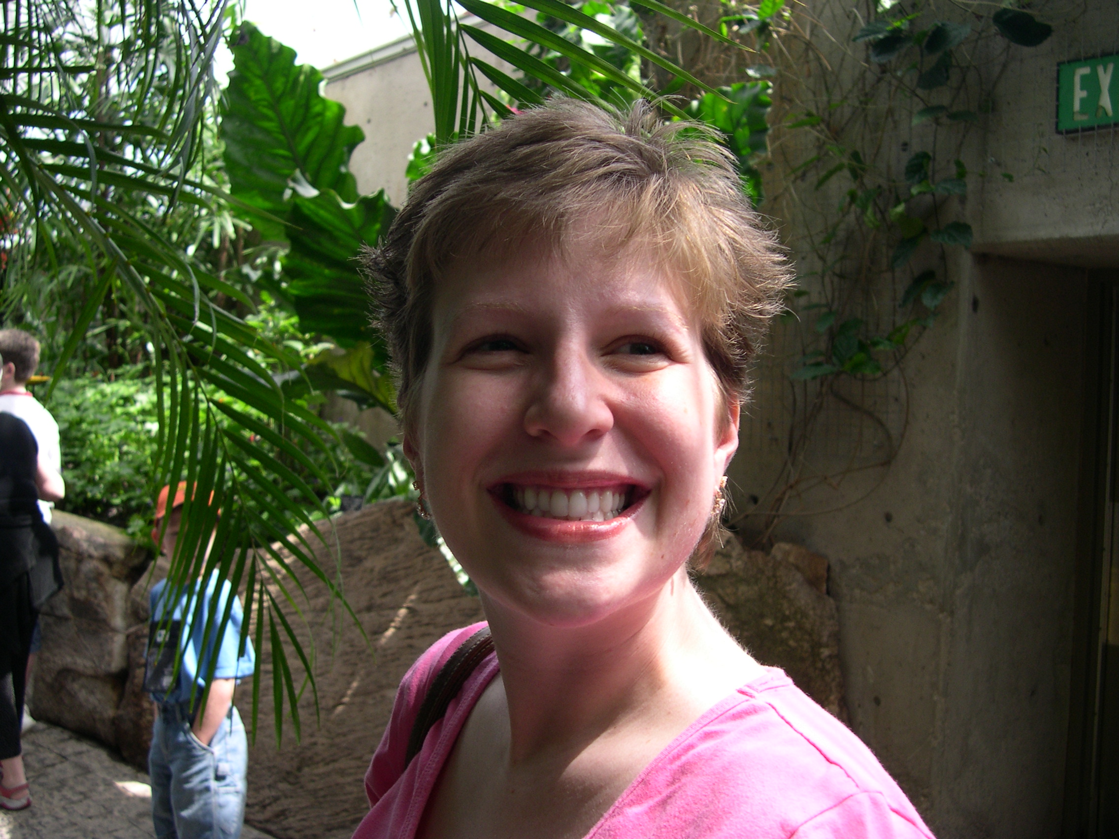 Jen at the Butterfly Conservatory