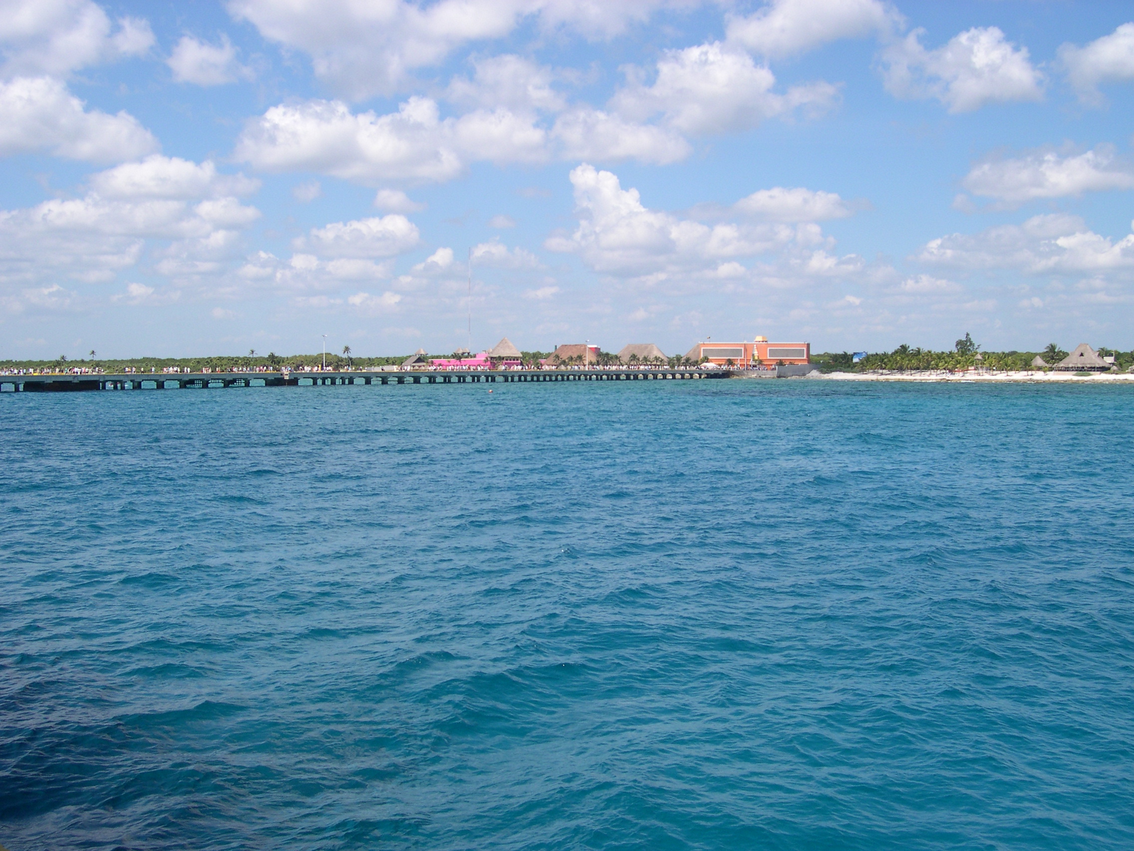 Arriving at Costa Maya