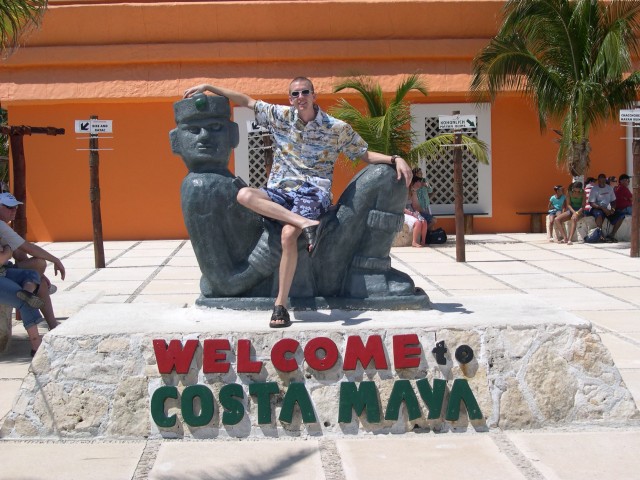 Chuck at Costa Maya