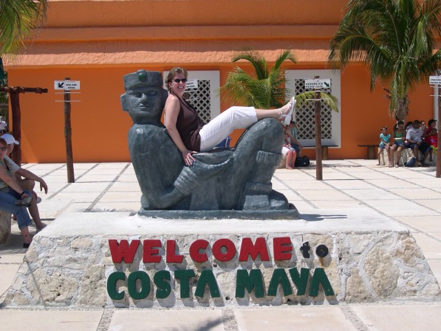 Jen at Costa Maya