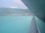 The view of St. Thomas from our balcony