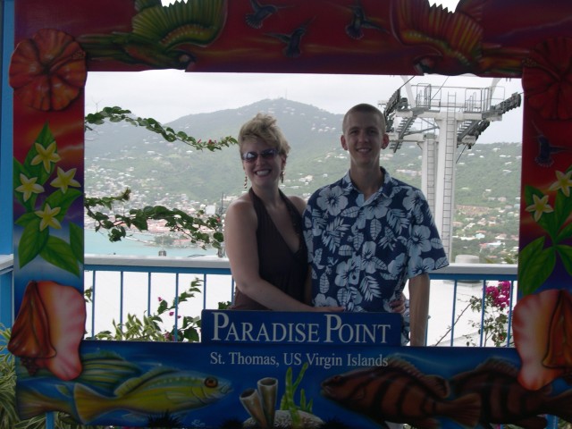 Jen and Chuck at Paradise Point