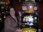 Crystal at the lucky slot machine