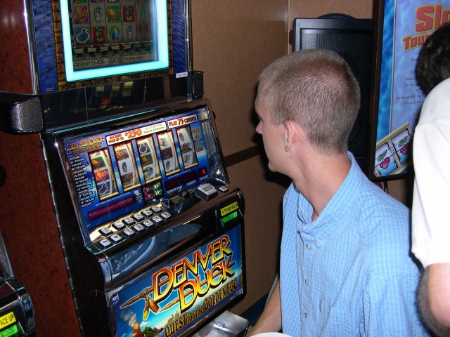 Chuck losing at slots