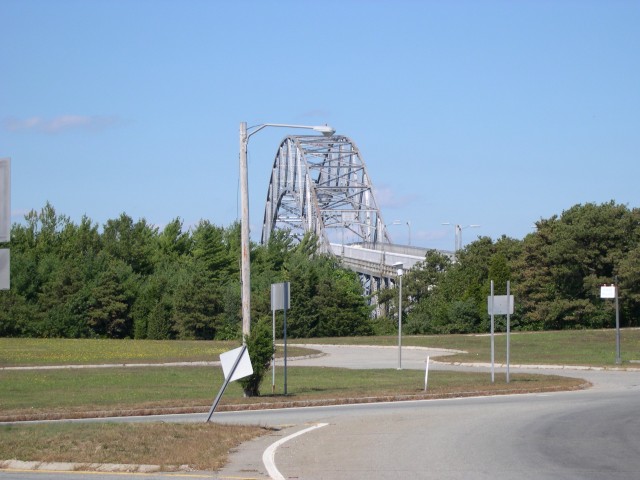 The bridge from Cape Cod back to the main land