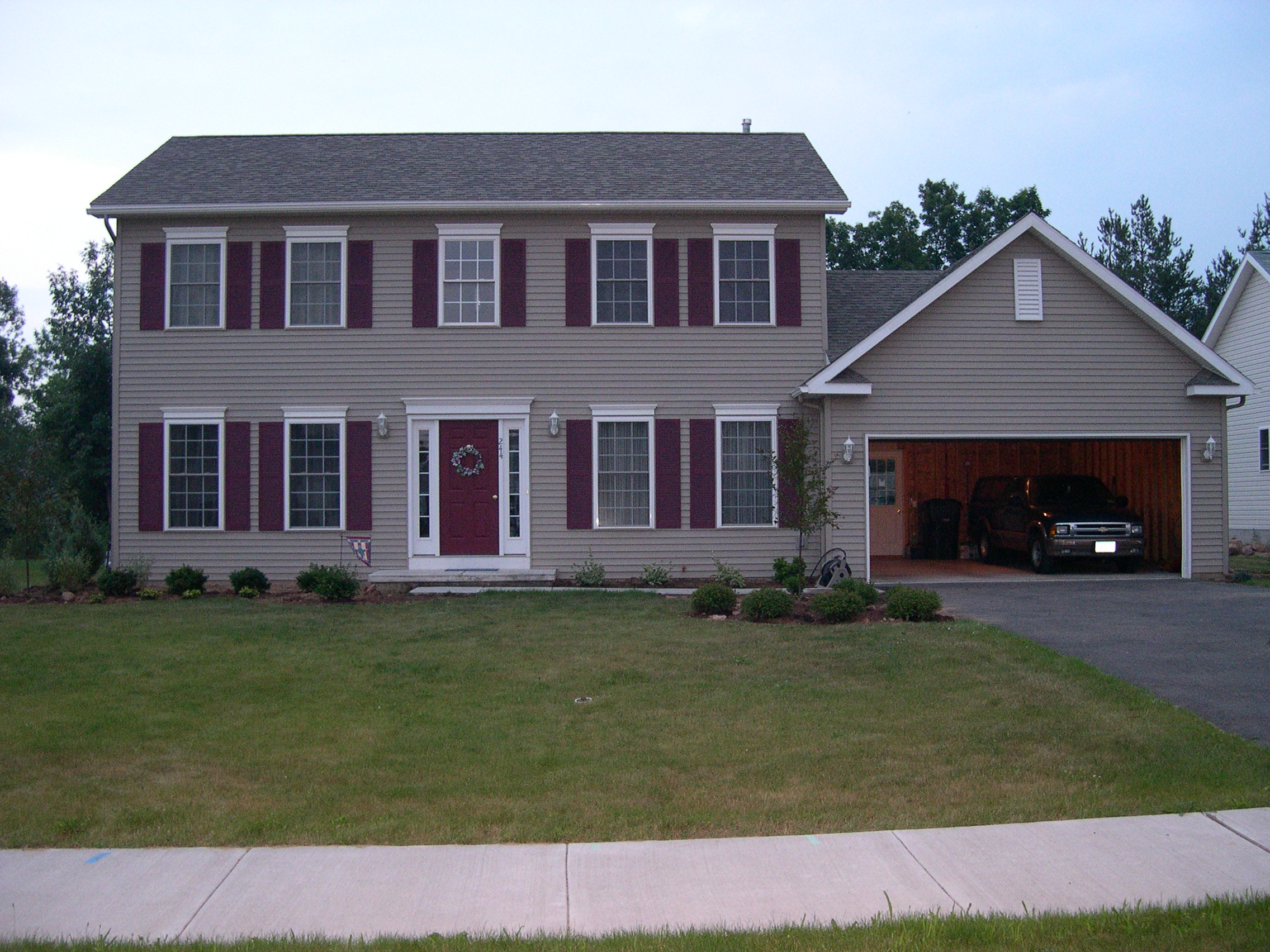 Front of the house