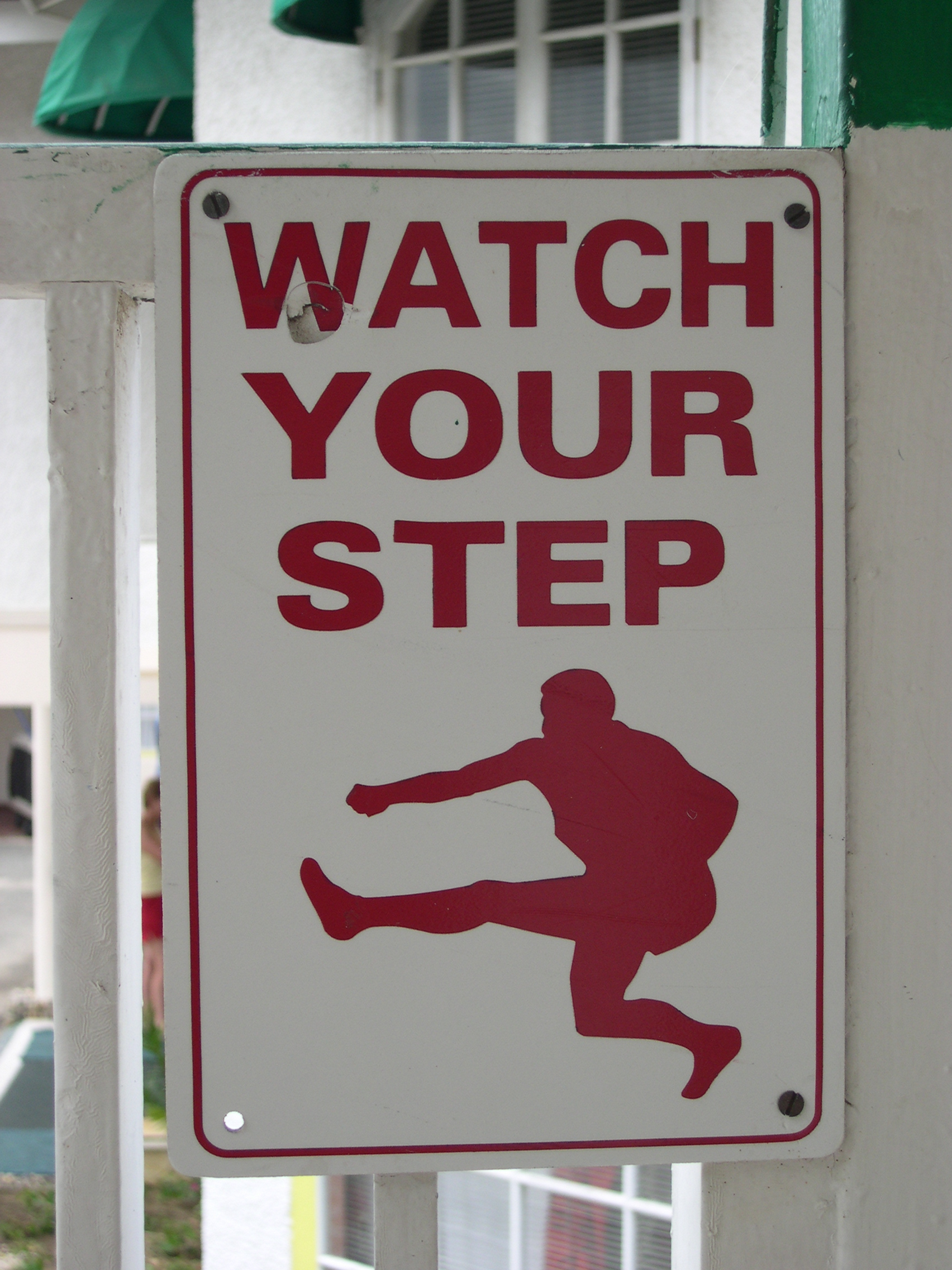 Watch your step, hey-ya!