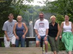 Kevin, Jessica, Taughannock Falls, Ken, Karen, and Jen