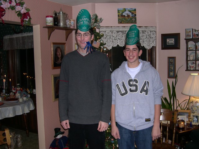 Chris and Cory celebrate the New Year