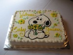 Baby Snoopy cake!