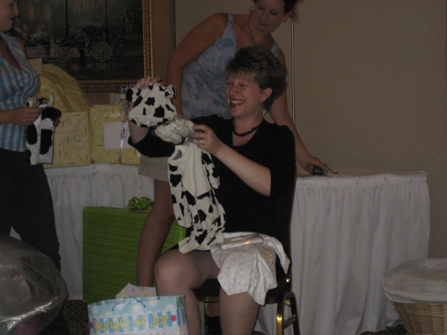 Cow costume from Jeannine (Wendy's mom)