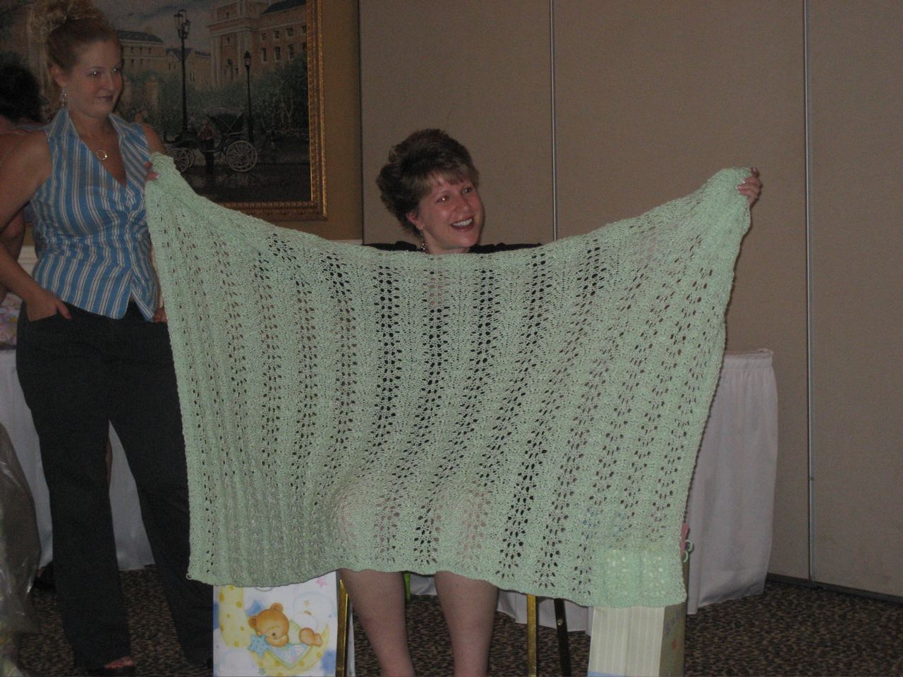 Handmade blanket made by Grandma Miriam