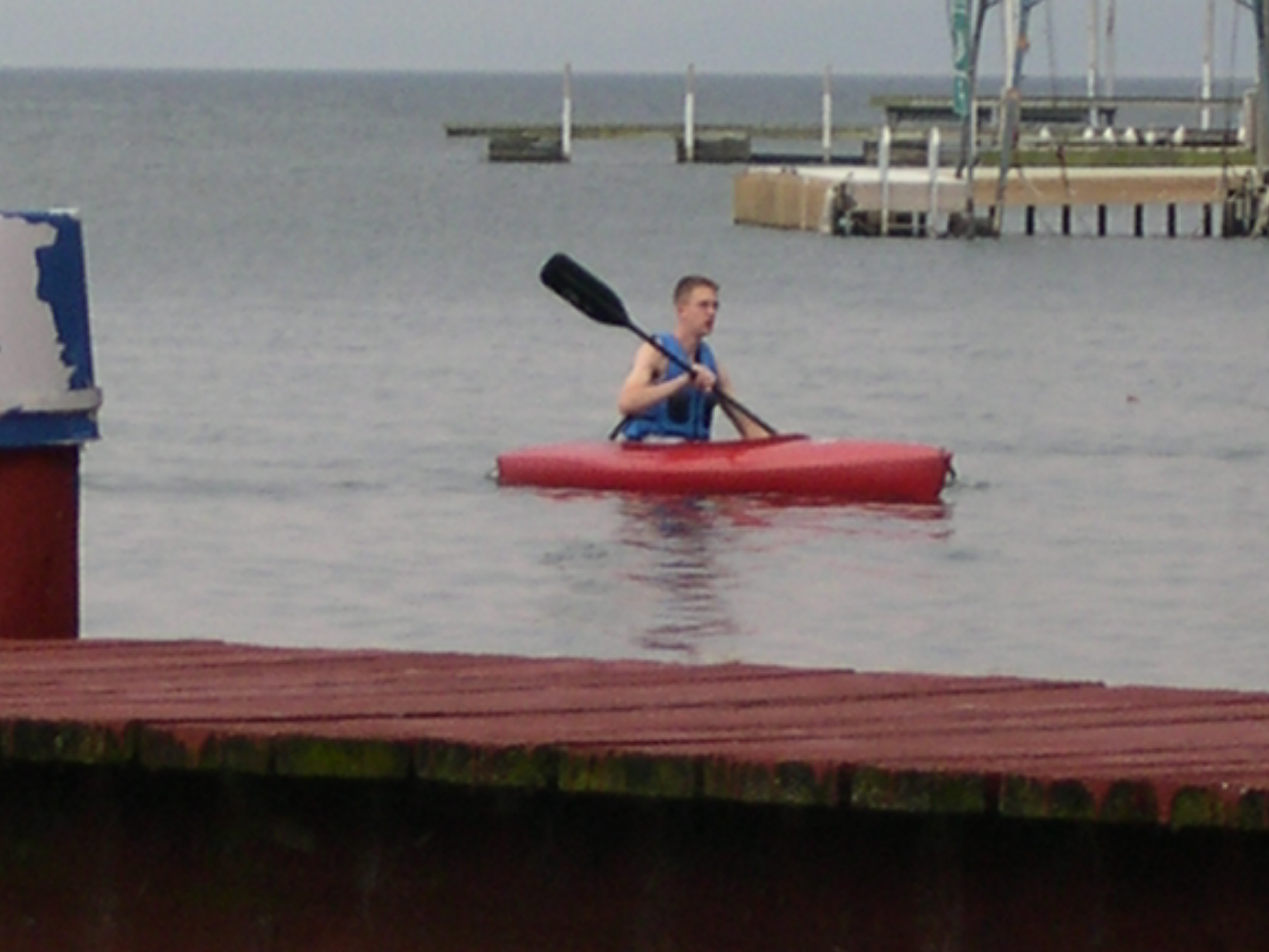 Chuck still kayaking