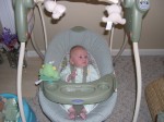 Nicky in his swing