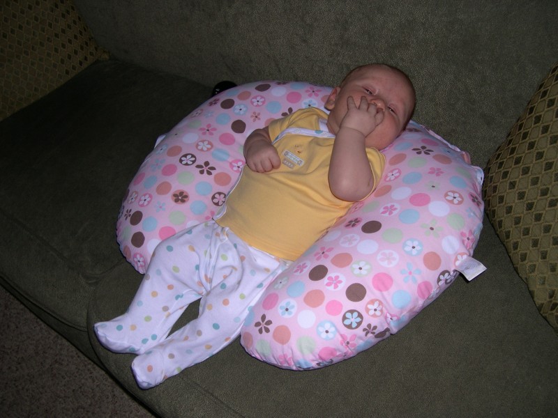 Sleeping in the Boppy