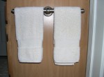 Custom towel bar